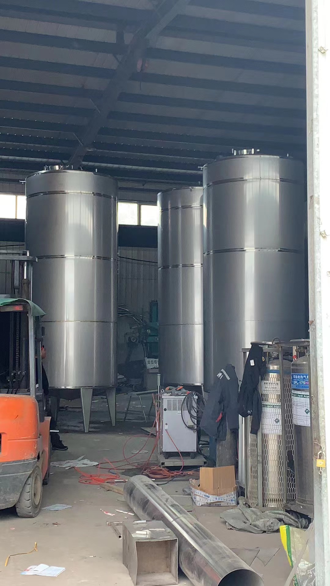 不銹鋼罐 施工案例